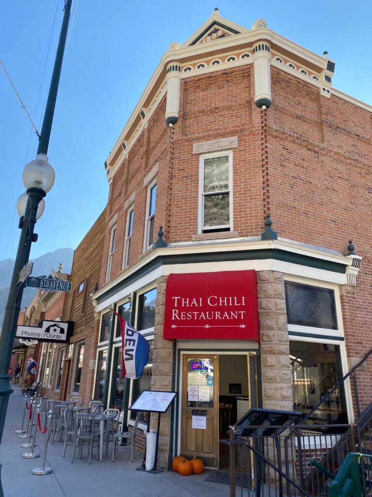 Our Menu Thai Chili Restaurant, 740 Main St. Ouray, CO 81427 Thai